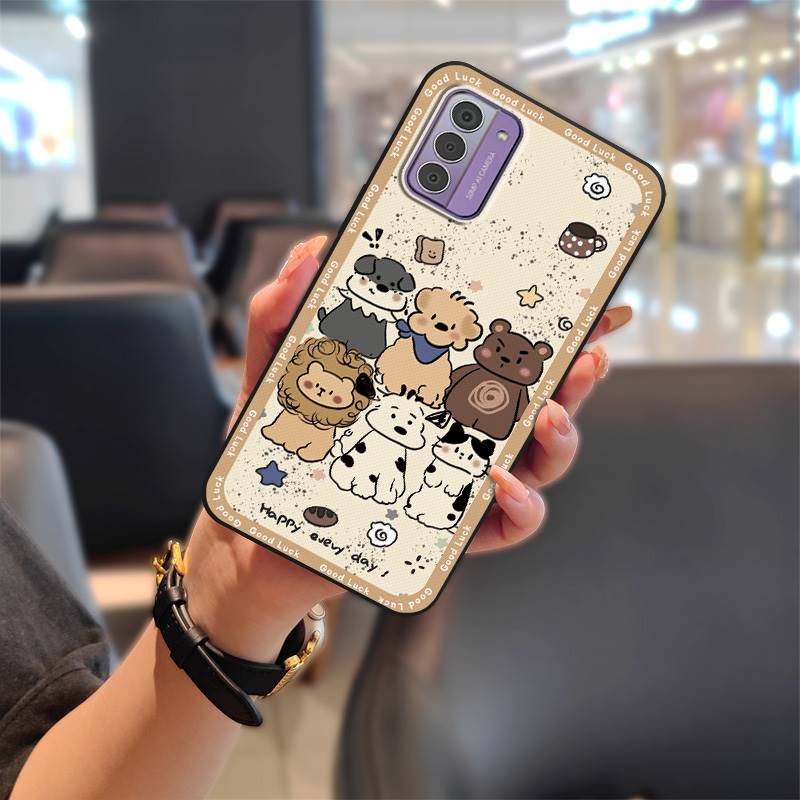 TPU Protective Phone Case For Nokia G42 5G Waterproof Cute Phone Pouch Silicone Cartoon Anti-knock Graffiti Soft Case