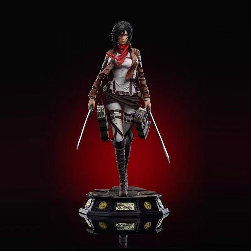 

Attack on Titan: Mikasa Anime and trendy toys can be move 11.41Inch/29cm pvc Favorites Attack on Table setup anime hot Toys Gift No box