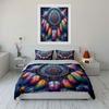 Colorful Dreamcatcher Print Decor 3Pc Multiple Sizes Kid'S And Adults' Bedroom Exquisite 3Pc Bedding Set, Gift