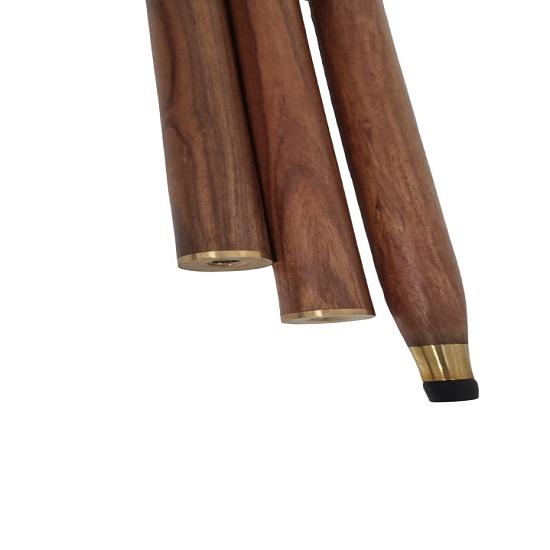 Gehstock aus Messing mit Golfkeilgriff