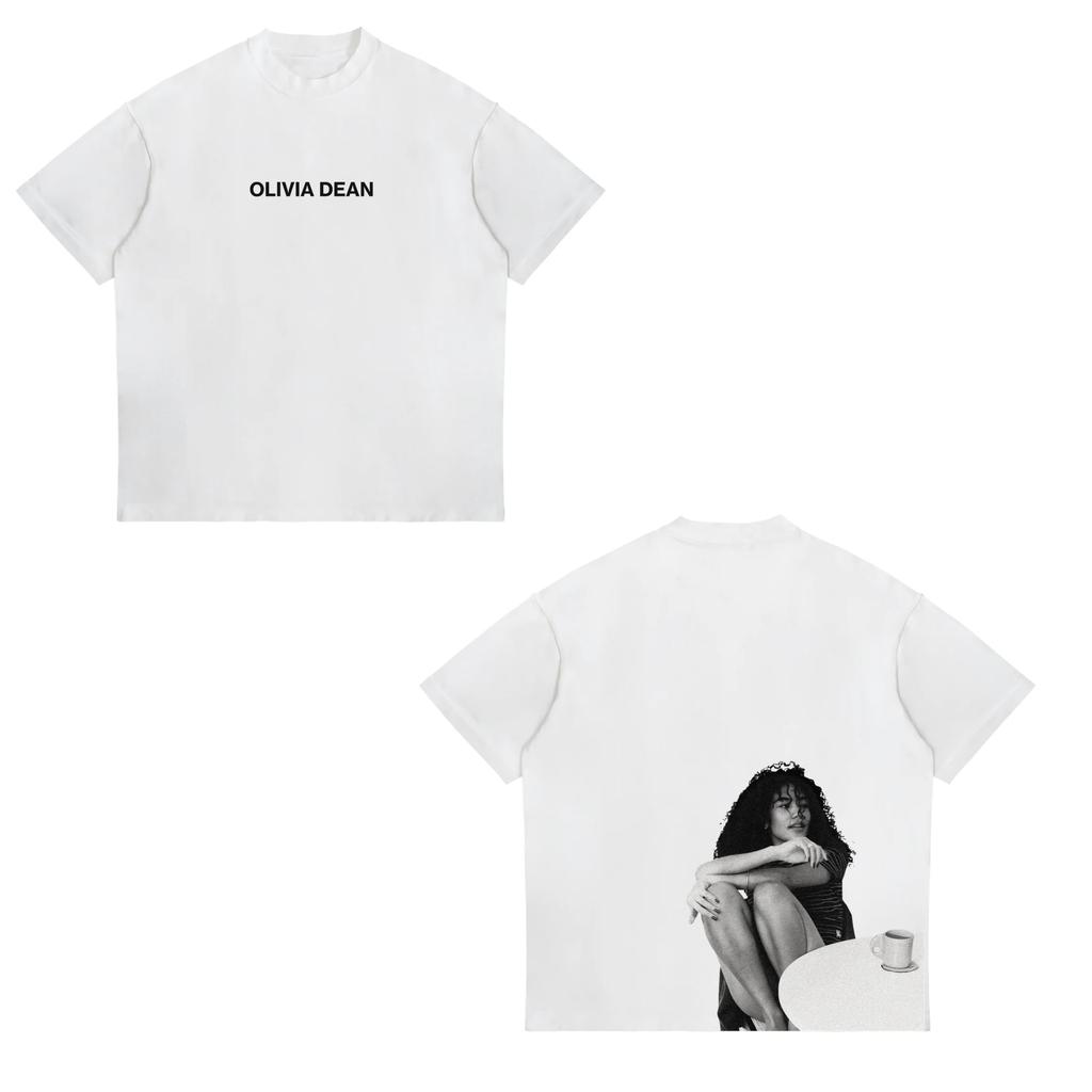 Uk Singer Olivia Dean Merch 2026 Unisex Tshirt Unisex Short Sleeve Tops Fashion Tee Clothes Causal Y2K Tops Cotton