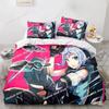 Game Valorant Neon Bedding Set Printed Bed Set Duvet Cover Sheet Pillowcase Bed Soft Quilt Cover Full Queen King Size