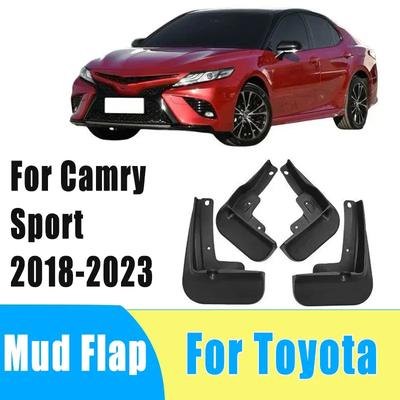4pcs Auto Tire Mudguard Waterproof Prevent Mud Splashing Car Mud Flap Fender Trim Accessory For Toyota Camry Sport 2018-