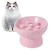 Keramik Katze Langsamfresser Schüssel Anti-Kipp Hundefutter Wassernapf für Kätzchen/Welpen/Kaninchen