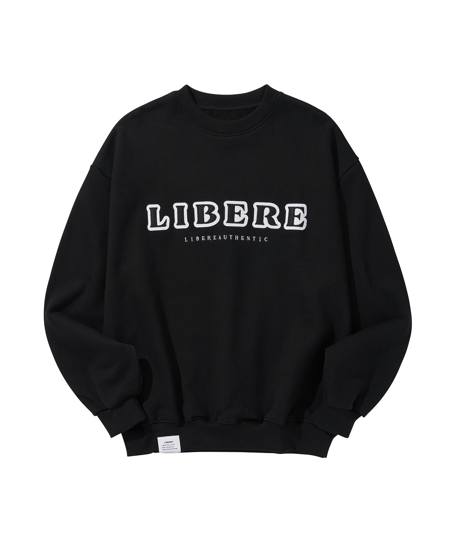 Свитшот с логотипом Libere / Черный M
