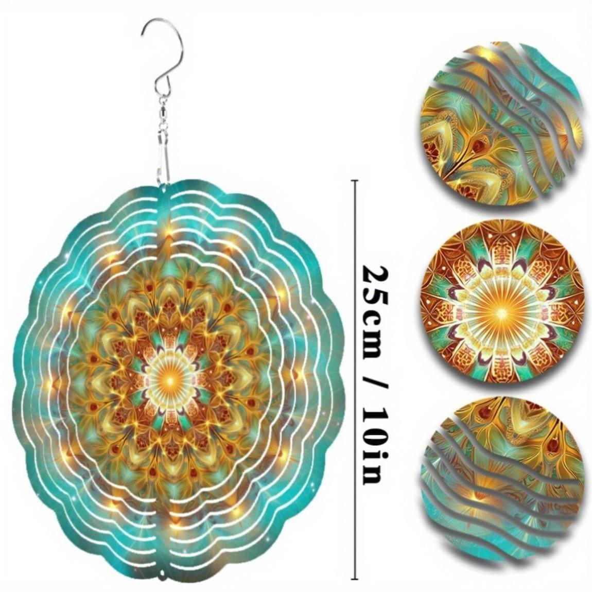 

Яркая цветочная бабочка, музыка ветра для декора сада на открытом воздухе, 10-дюймовый металлический музыкальный ветер с поворотным крючком, не требует батареек, идеальный весенне-летний подарок 01A