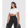Gymshark Lift Heavy Baby Tee White B9a3s Wb57