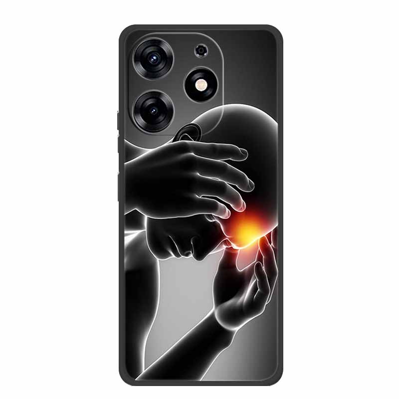 Phone Case For Blackview Shark 9 Case Black Silicone Soft Coque Funda For Blackview Shark 9 Back Cover Case Shark9 6.67" Shell