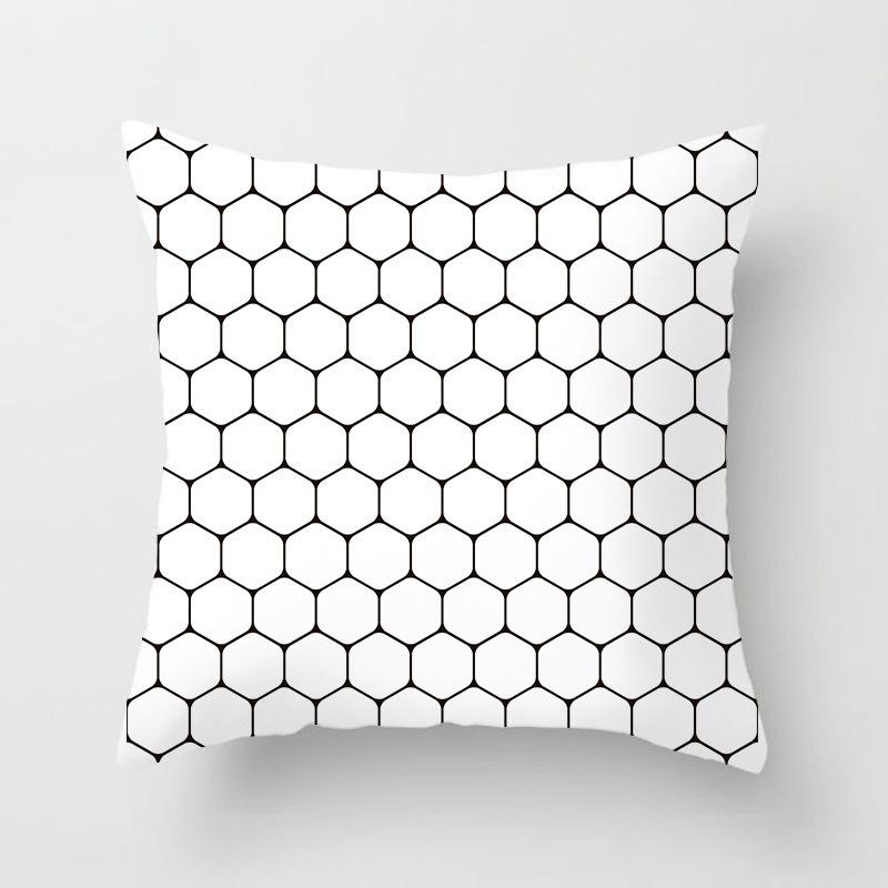 Pillowcase Geometric Throw Cushion Cover Popular Household  Supplies Modern Minimalist Sofa Pillow Cases