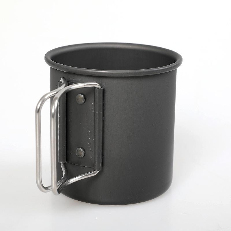 Aluminum Folding Camping Cup, Lightweight and Boiling Water Safe