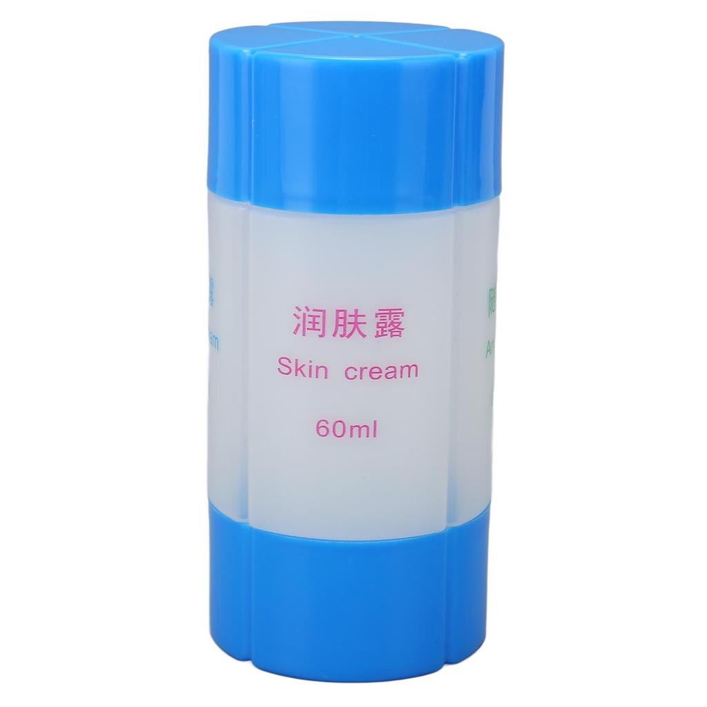 4 In 1 Travel Bottle Leak Proof Pre Printed Refillable Toiletries Container for Shampoo Lotion 60ml Blue