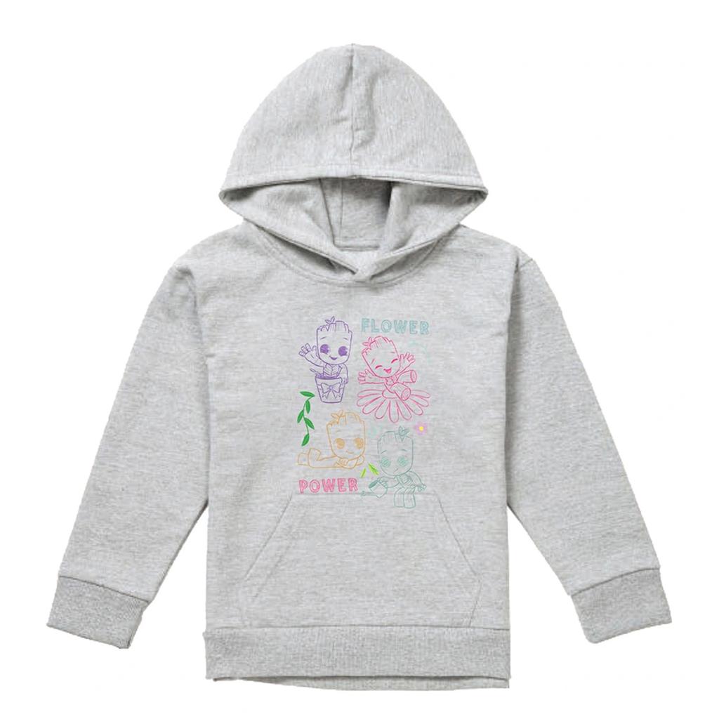 Guardians Of The Galaxy Childrens/Kids Groot Flowers Sketch Pull Over Hoodie