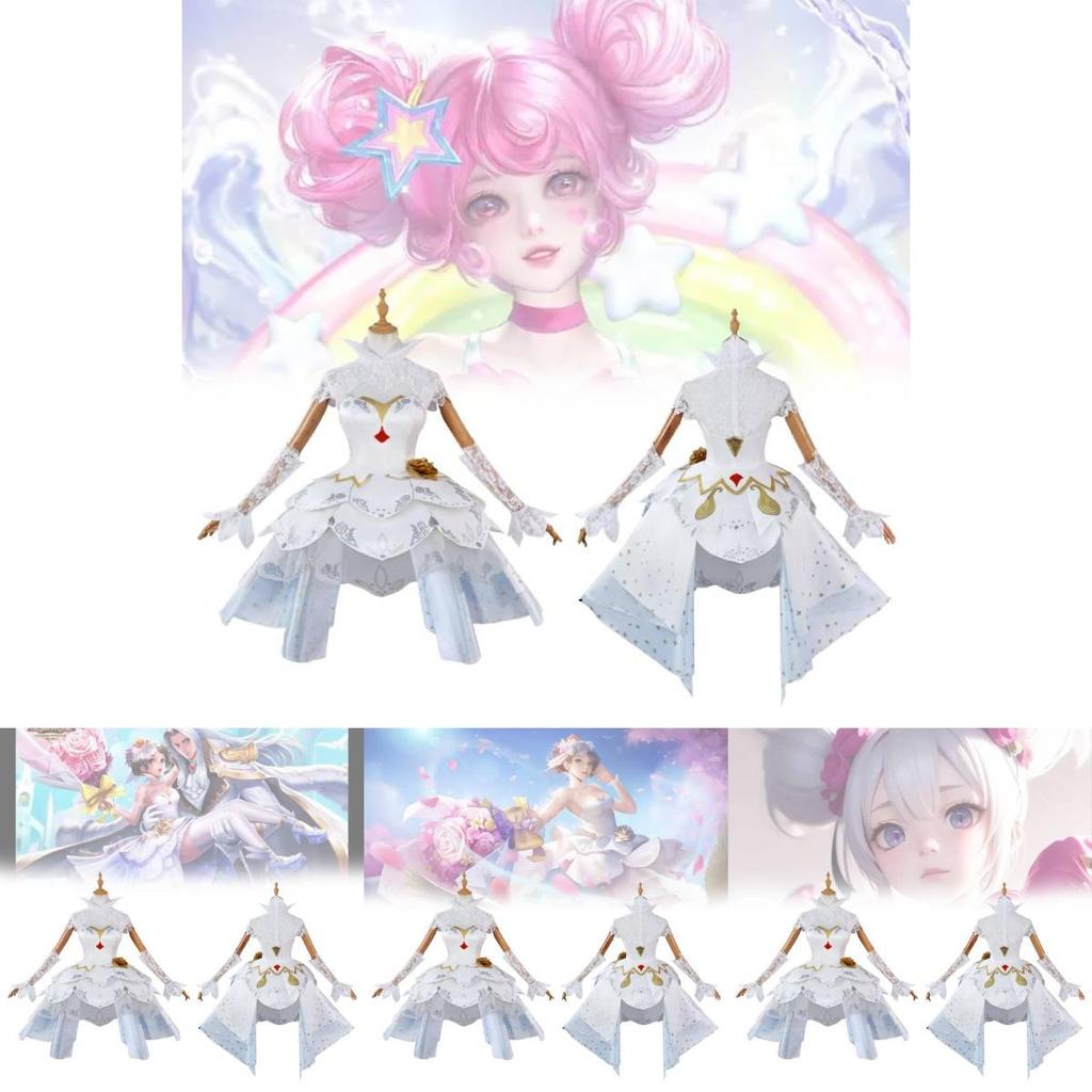 Fresh And Sweet Pure White Xiao Qiao Cosplay Costume For Honor Of Kings Game Lovers