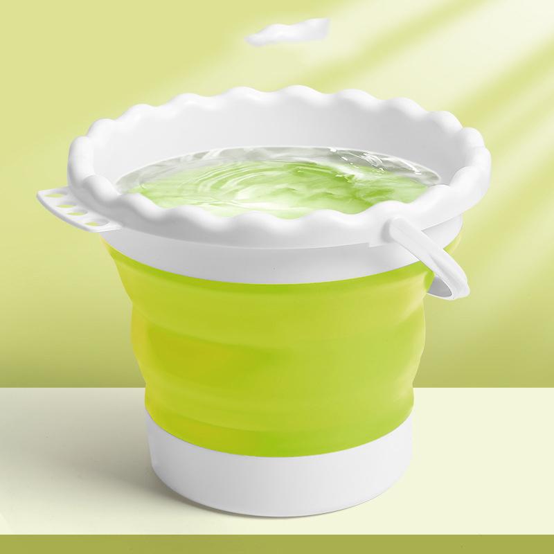 Foldable Water Bucket Essential For Fishing Camping Travel Collapsible Pail With Handle For Easy Storage Outdoor Use