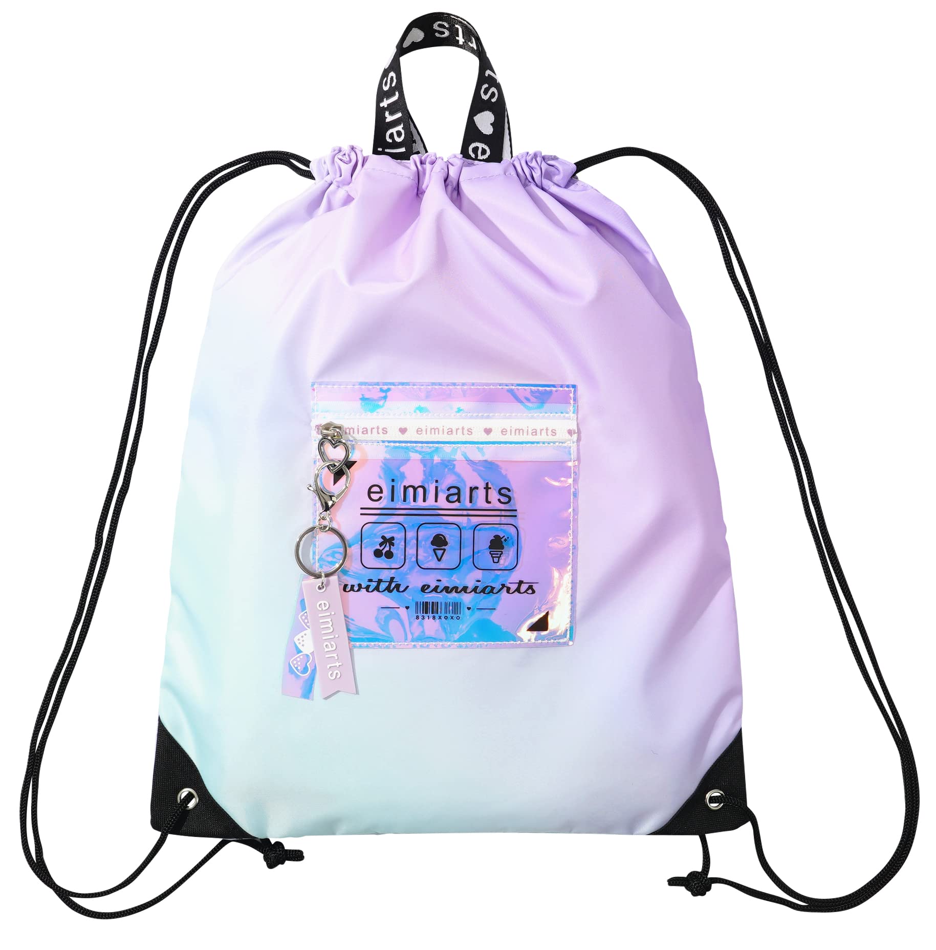

[Arisana] Girls Pool Bag, Knapsack, Kids Stylish Beach Bag, Pool Bag, Swim Bag, Swimming Bag for Elementary School Girls (Lower Grades), Mint, Free