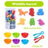 Animal Series Children's Early Education Enlightenment Counting Toys Teaching Aids Family Cognitive Classification Toys