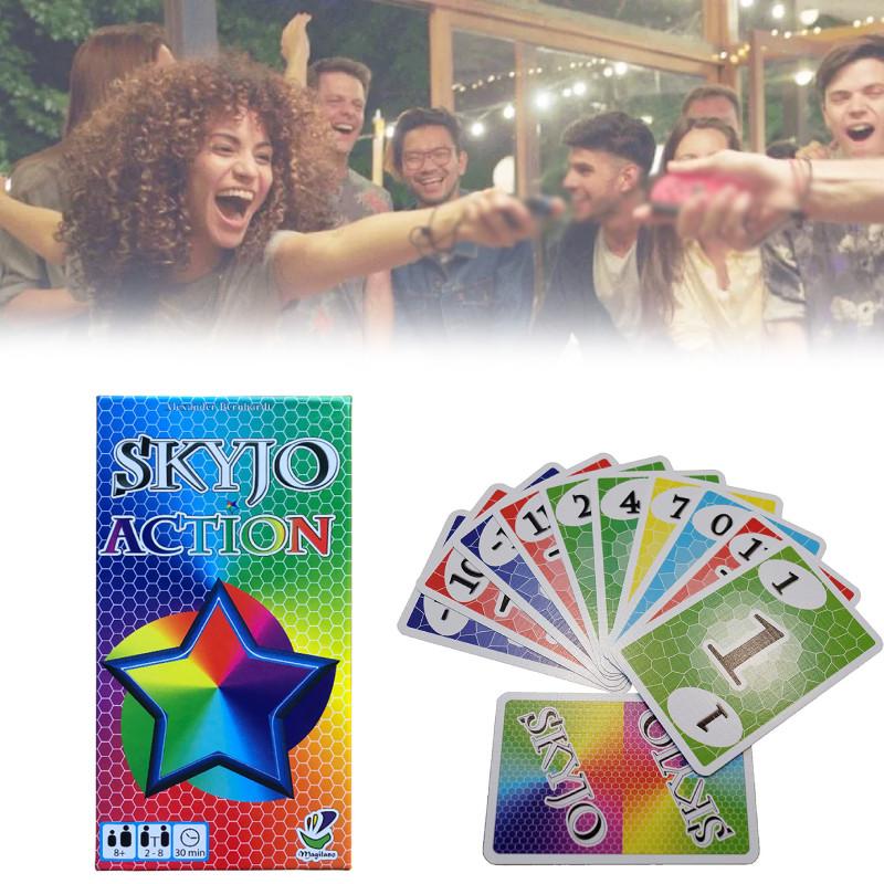 Vzrušující karetní hra Skyjo pro zábavná rodinná setkání a společenské události