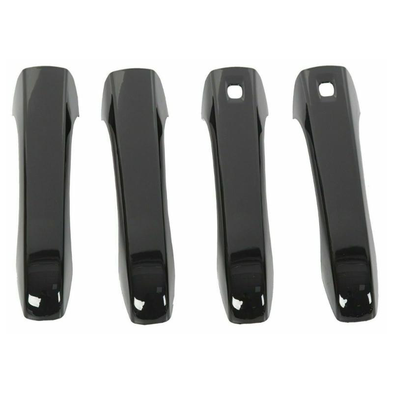 Pack Of 4 ABS Door Handle Covers with Anti Slip Grip & Easy Installation Vehicle Accessories for Multiple Automotive