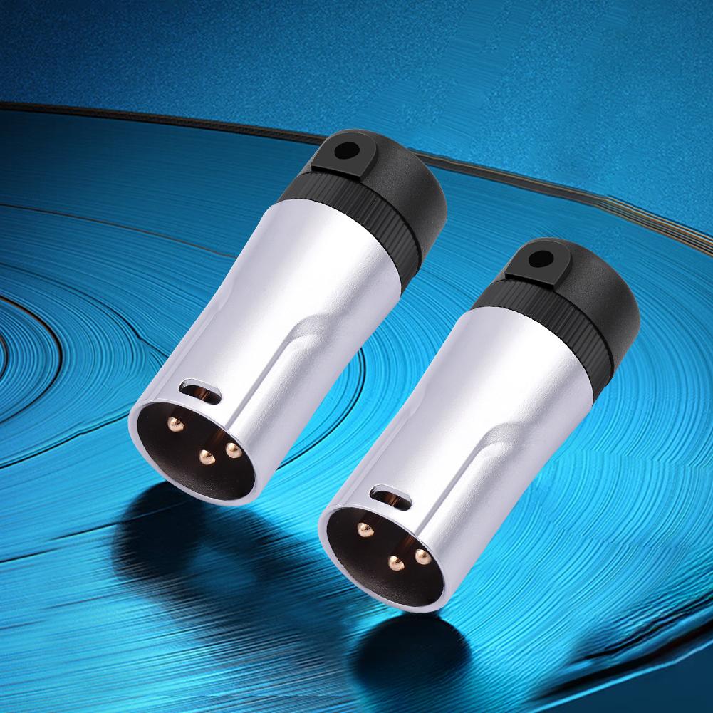 5-1PCS Male/Female Compact XLR Microphone Solder Adapter Adjustable 90° Right Angle Audio Mic Microphone DMX Plug Jack Socket
