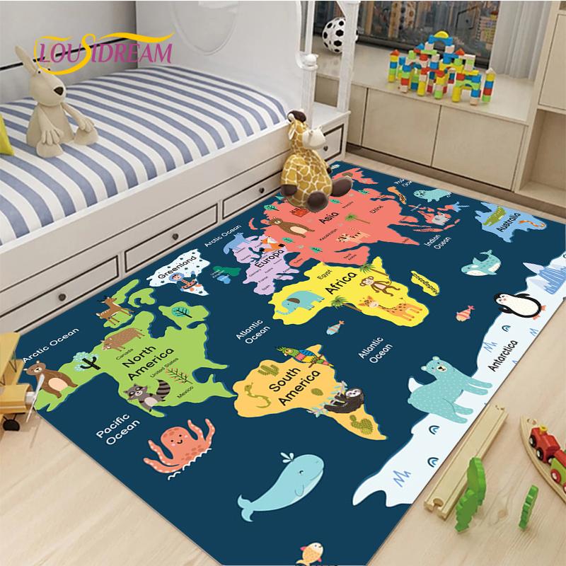 Cute Cartoon Dinosaur Carpet for Living Room Bedroom Rugs Kitchen Kids Door Unslip Floor Mat Birthday gift photography props Rug
