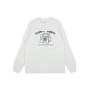 Trendy Korean Cartoon Print Long Sleeve T-Shirt - Pure Cotton, Loose Fit
