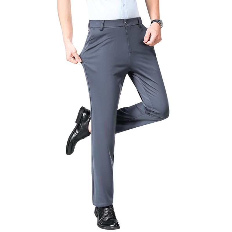 

[HMT] slacks men s pants summer clothes cooling pants suit pants Cool touch sensation Thin long pants business work clothes pants no tack stretch