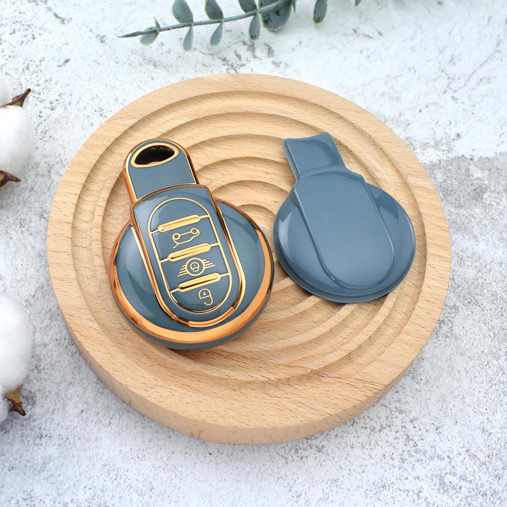3 Buttons For BMW MINI COOPER S ONE JCW F54 F55 F56 F57 F60 R55 R56 R57 CLUBMAN COUNTRYMAN TPU Car Key Case Cover Shell Fob