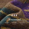 Demana Winter French Retro Jacquard Knit Sweater