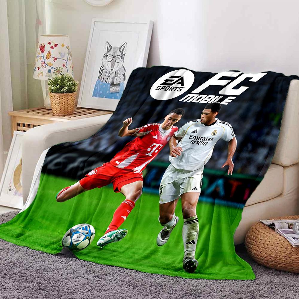 FC Theme Printed Blanket - Perfect for Couch, Bed, Travel & Outdoor Use | Machine Washable, Cozy & Durable.
