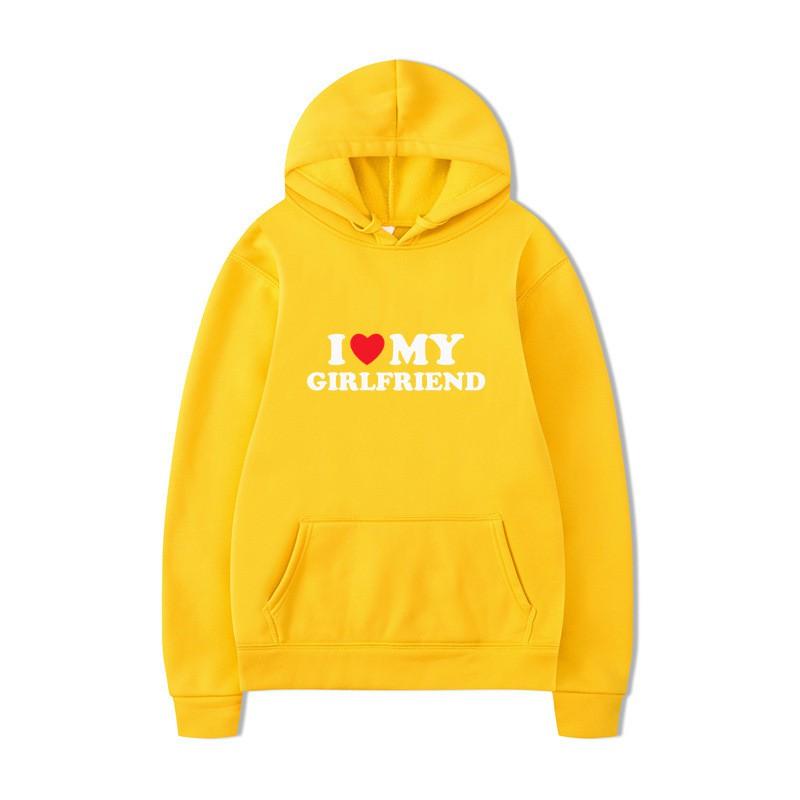 Mens Oversized Hooded Sweatshirt With Heart Print Casual Loose Fit Pullover Streetwear