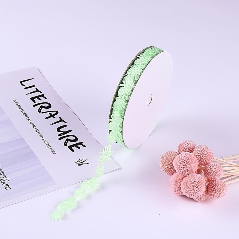 1.5cm Wide Fine Butterfly Flower Lace fabric Craft Cake Gift Wrap With DIY Handmade Hat Purse Bouquet Ribbon Accessories renda