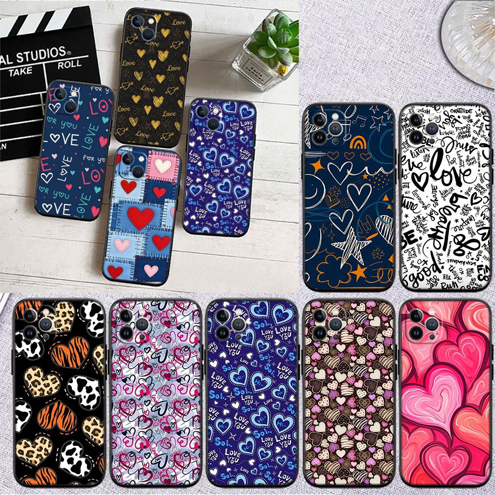 LO17 Calm Heart Art Soft Shell Phone Case for Redmi Note 13 14 Pro+ Plus A3 A3X 13X 13C 13R 14S 14C 14R