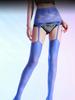 Sexy High Waist Lace 2 In 1 Pantyhose Fashion Hollow Out 8D Oil Shiny Glossy Tights Sheer Stocking Exotic Open Crotch Pantyhose