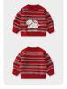 Children's Warm Cartoon Knit Sweater for Fall/Winter - Stylish Pullover Top for Boys and Girls