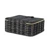 Francfranc Tweed Vanity Makeup Bag In Black