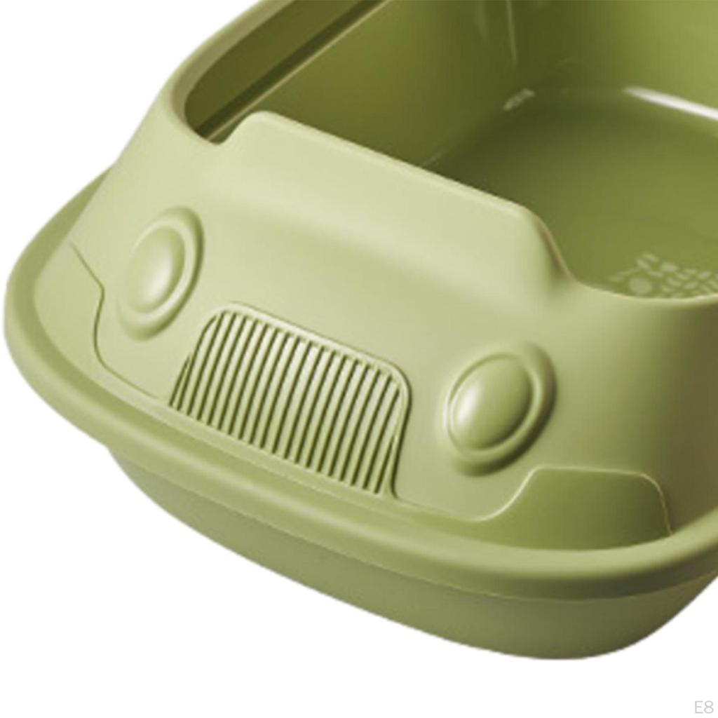 Litter Box with Ergonomic Design for Indoor Pets