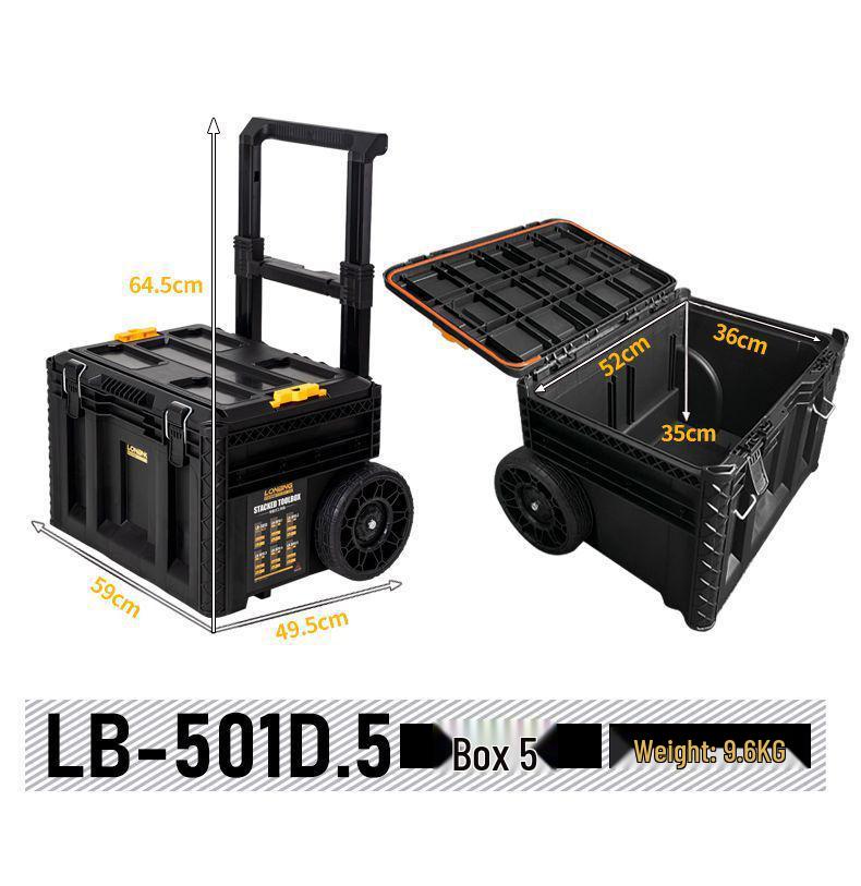 Longbang 2.0 Industrial Multifunction Stackable Tool Storage Suitcase