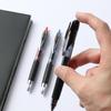 Mitsubishi UMN-207 Black Gel Pen, 0.5mm Click-Type for Students & Offices