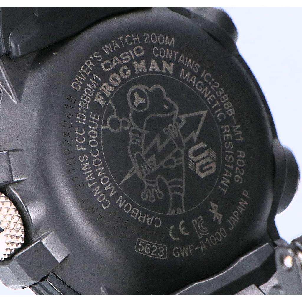 G-SHOCK GWF-A1000C-1AJF MASTER OF G Frogman Watches Black X blueUsed