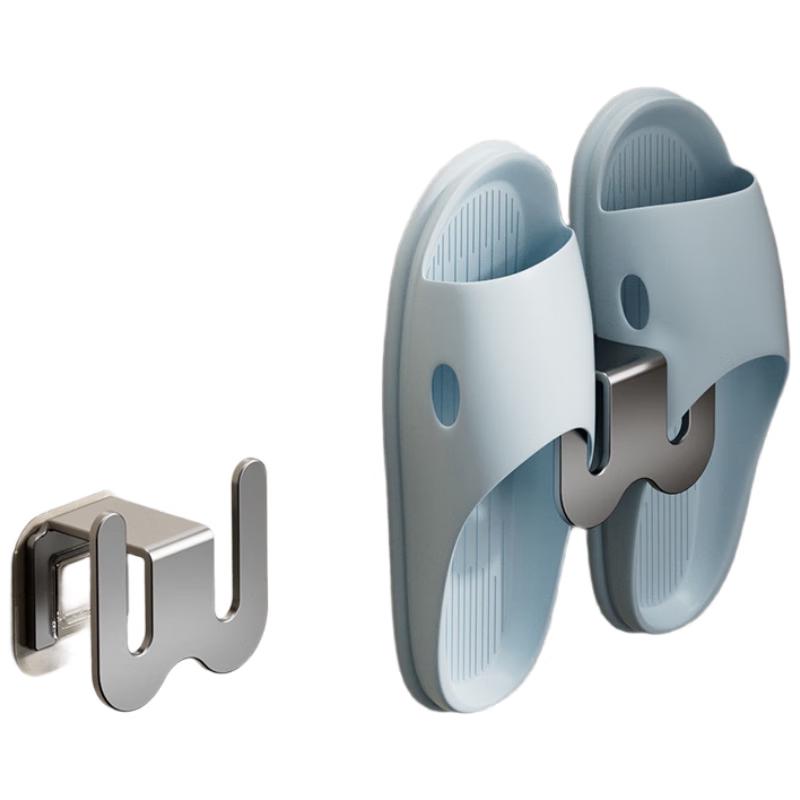 Punch-free Wall-mounted Bathroom Slipper Rack