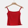 6PCS Women's Summer Spaghetti Strap Cami, Breathable Skin-Soft, Slimming Chic Top for Dates & Outdoor Wear