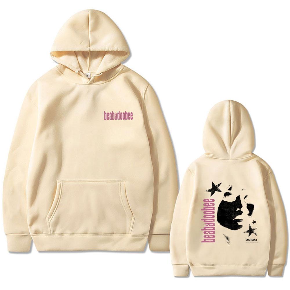 Beabadoobee- Men's Facial graphic hoodie pop music Hoodie Vintage Unisex casual Sweatshirt