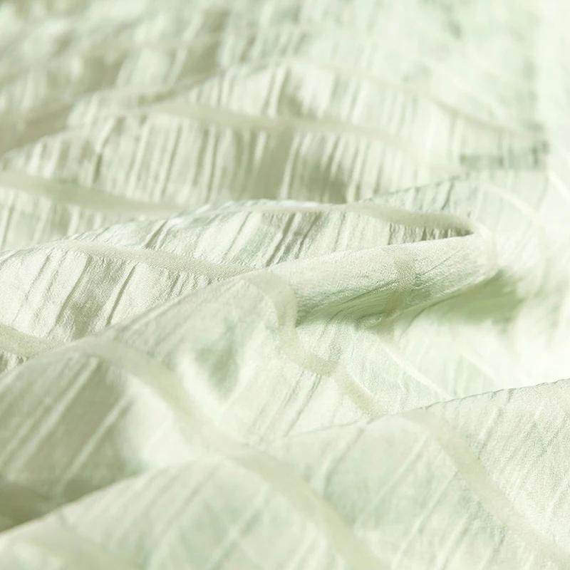 Luxury Plain Dyed Seersucker Technics Fabric,Comforter Bedding Set ,Nordic Covers For Bed 150,Duvet Cover 200x200 For Bedroom
