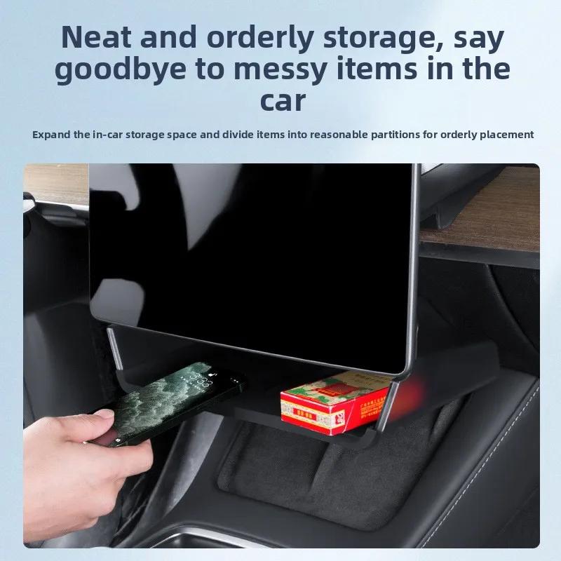 Car Sticker For Tesla Model 3 Y Juniper Highland 2025 2026 Screen Large Mouth Storage Box and Central Control Wholesale Hot