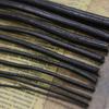Natural Black Coffee Cowhide Rope - Multiple Specs for Jewelry DIY