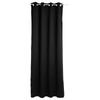 Blackout Curtains 2 Pcs 135X240 Cm Black