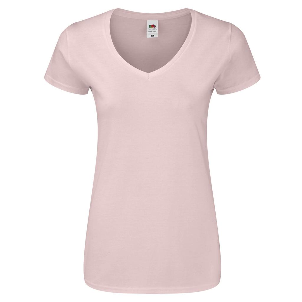 Fruit of the Loom Womens/Ladies Iconic 150 V Neck T-Shirt
