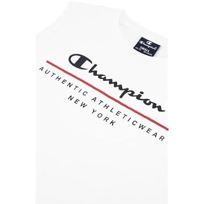 Tank et Shorts Garçon - Champion - Legacy Graphic Shop - Blanc/Noir - Confortable - Été