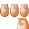 Squeeze Toys Shiba Inu Egg Shape Stress Relief Decompression Toy for Creative Shiba Inu Squeeze Cute Egg Fun Gift 3-Piece Set - Toy, Dogs, Toy,