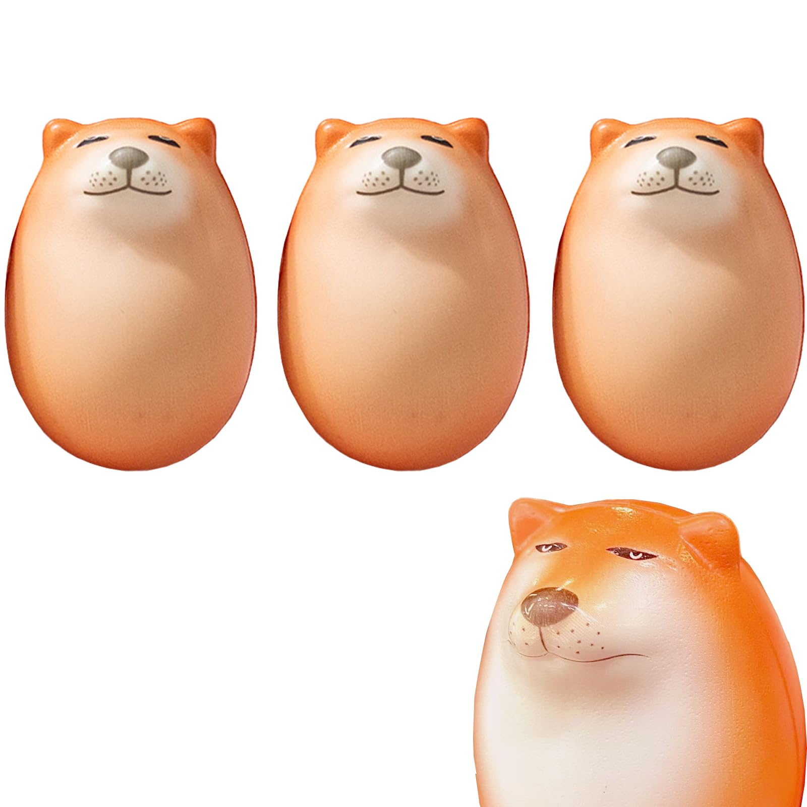 

Squeeze Toys Shiba Inu Egg Shape Stress Relief Decompression Toy for Creative Shiba Inu Squeeze Cute Egg Fun Gift 3-Piece Set - Toy, Dogs, Toy,